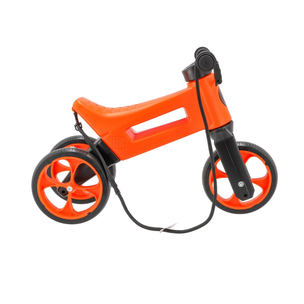 Bicicleta fara pedale 2 in 1 18 + luni pneuri si manere de cauciuc 4 nivele de reglaj pe inaltime Funny Wheels Rider