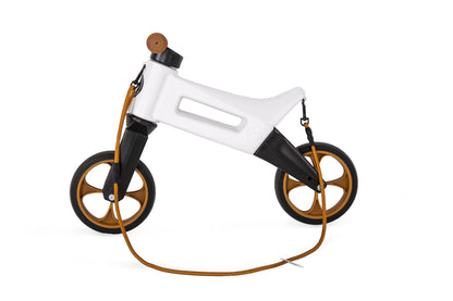 Bicicleta fara pedale Funny Wheels Rider SuperSport 2 in 1 Pearl bicicleta-fara-pedale