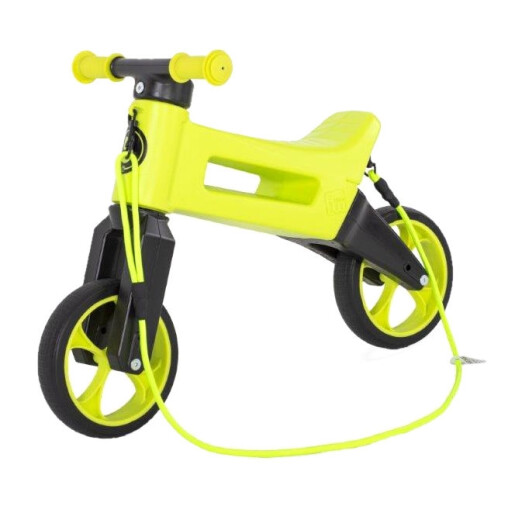 Bicicleta fara pedale Funny Wheels Rider SuperSport 2 in 1 Lime (Resigilat)