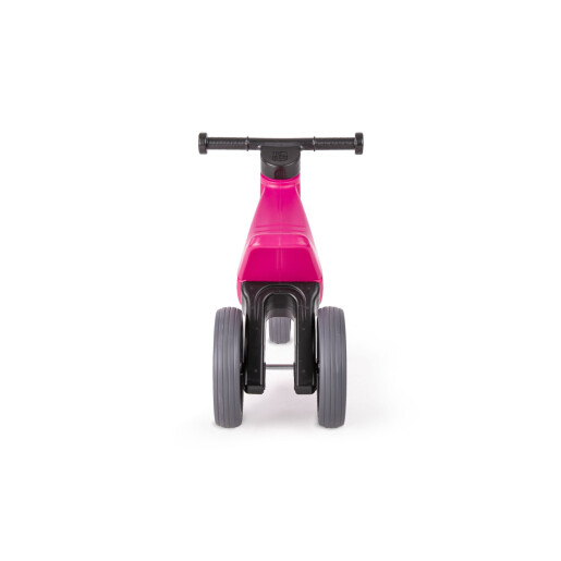 Bicicleta fara pedale cu cosulet pentru ghidon Funny Wheels Rider SPORT 2 in 1 Roz