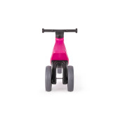 Bicicleta fara pedale cu cosulet pentru ghidon Funny Wheels Rider SPORT 2 in 1 Roz