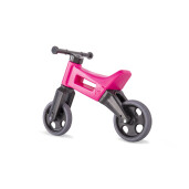 Bicicleta fara pedale cu cosulet pentru ghidon Funny Wheels Rider SPORT 2 in 1 Roz